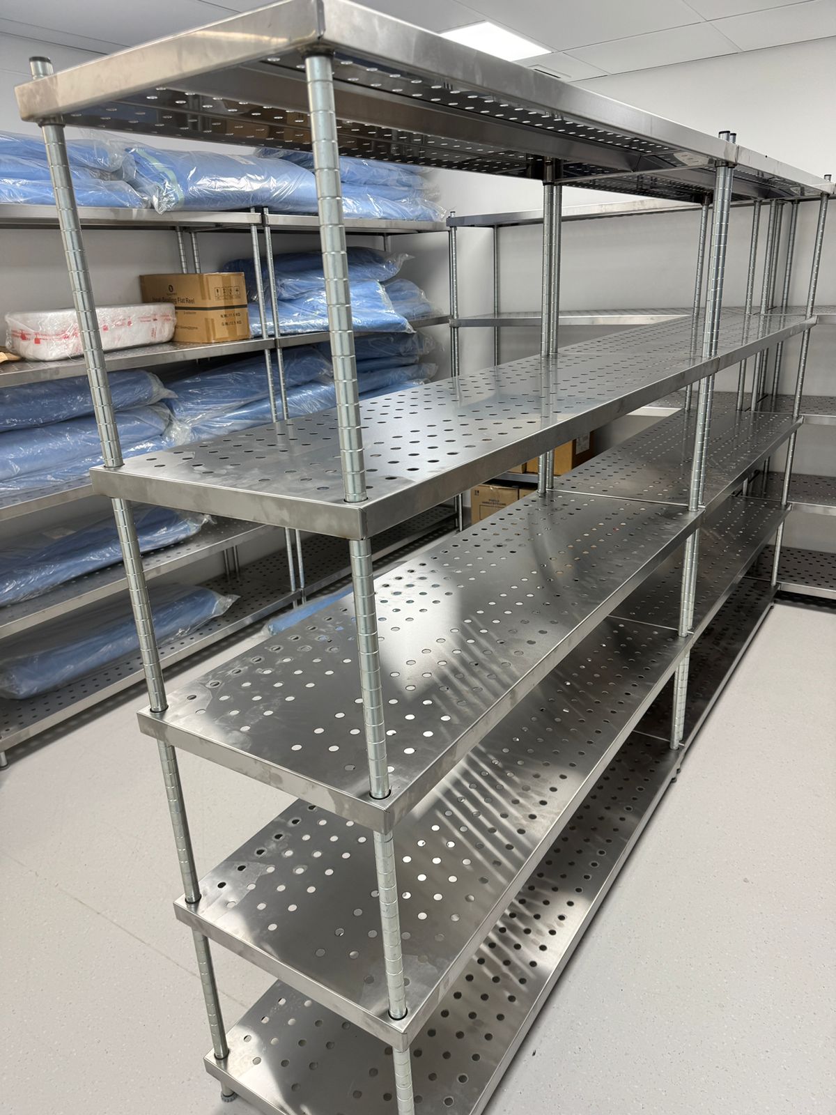 Perforated Wall Band Shelving