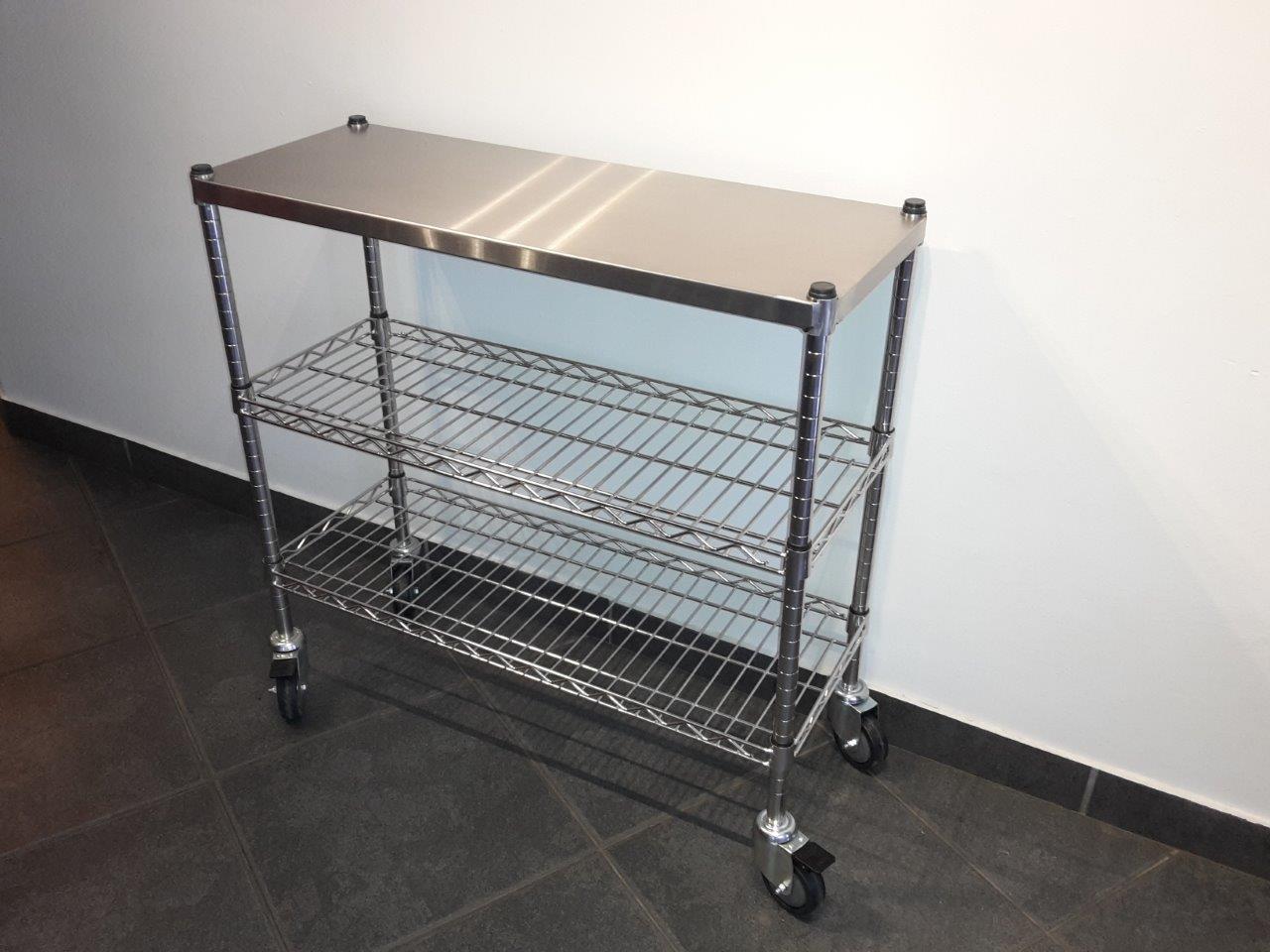 3 Tier Food/Linen Trolley